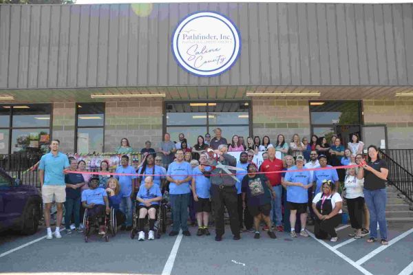 ribbon cutting ceremonies at new pathfinders facility in Benton Arkansas